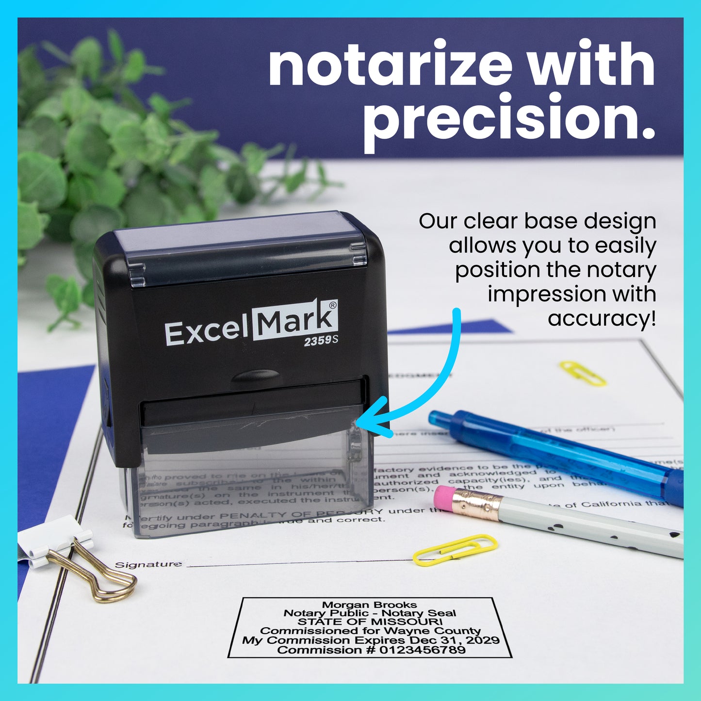 Self-Inking Missouri Notary Stamp