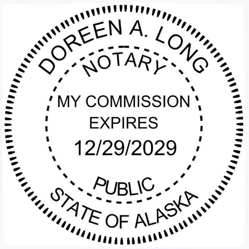 Alaska Notary Embosser