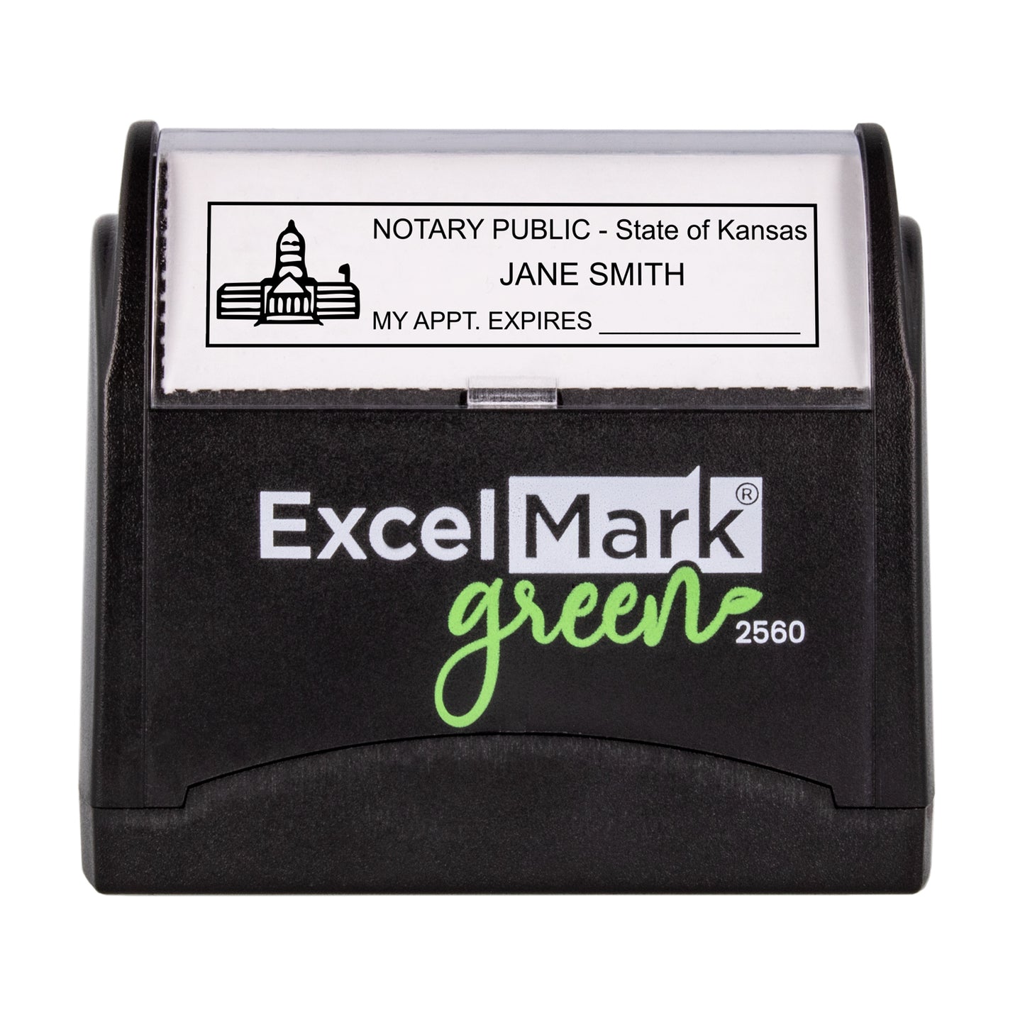 Pre-Inked Kansas Notary Stamp