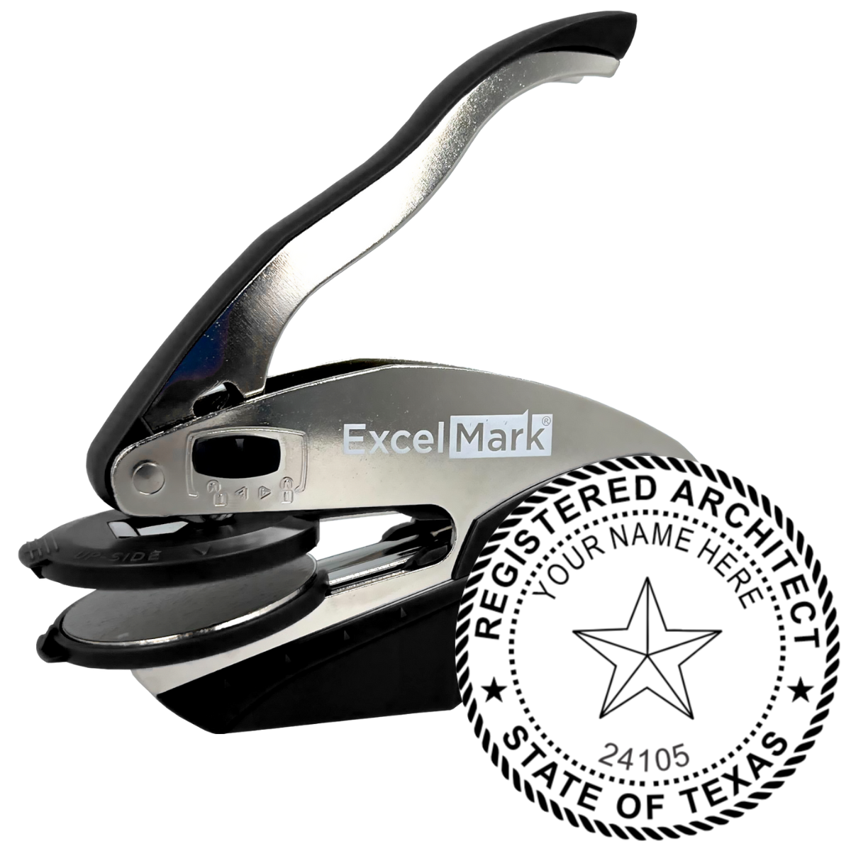 Texas Architect B Seal Embosser