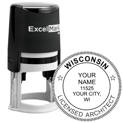 Wisconsin Architect Seal Stamp