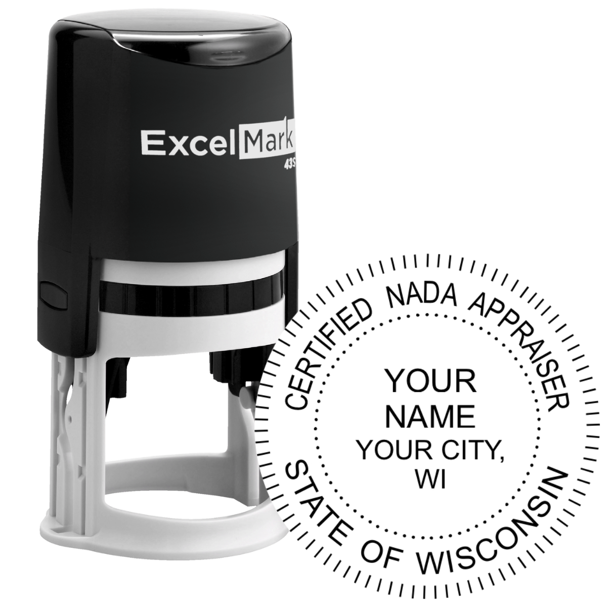 Wisconsin Nada Appraiser Seal Stamp