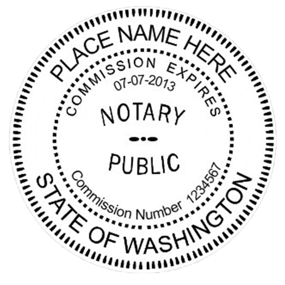 Washington Notary Embosser