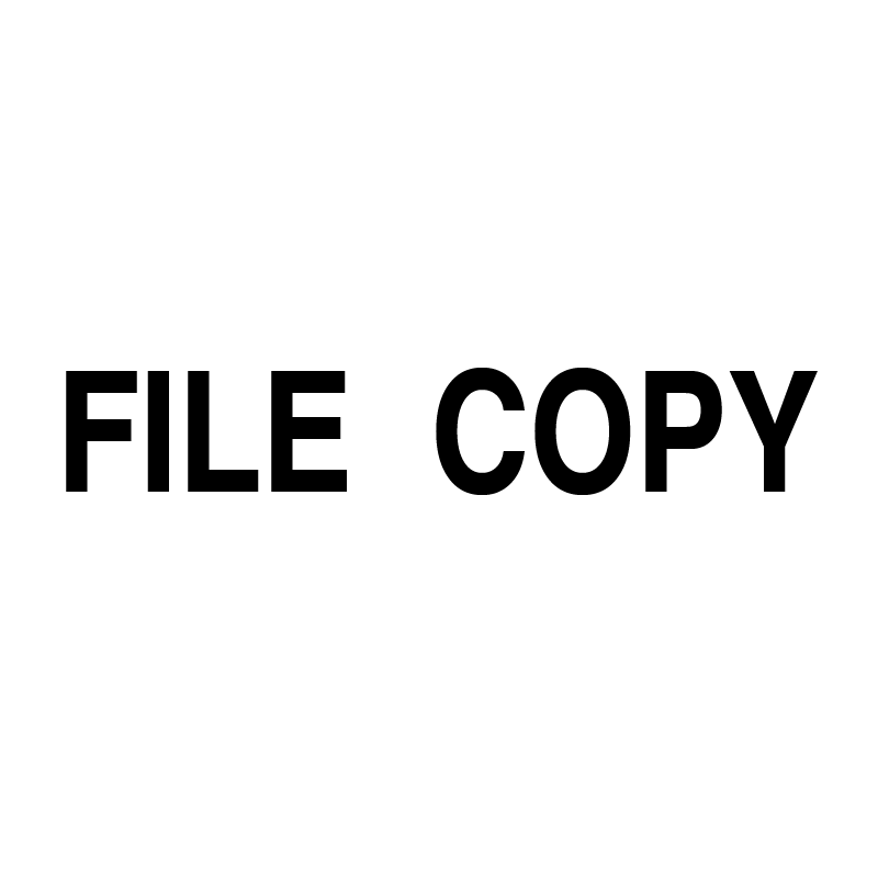 FILE COPY Stamp