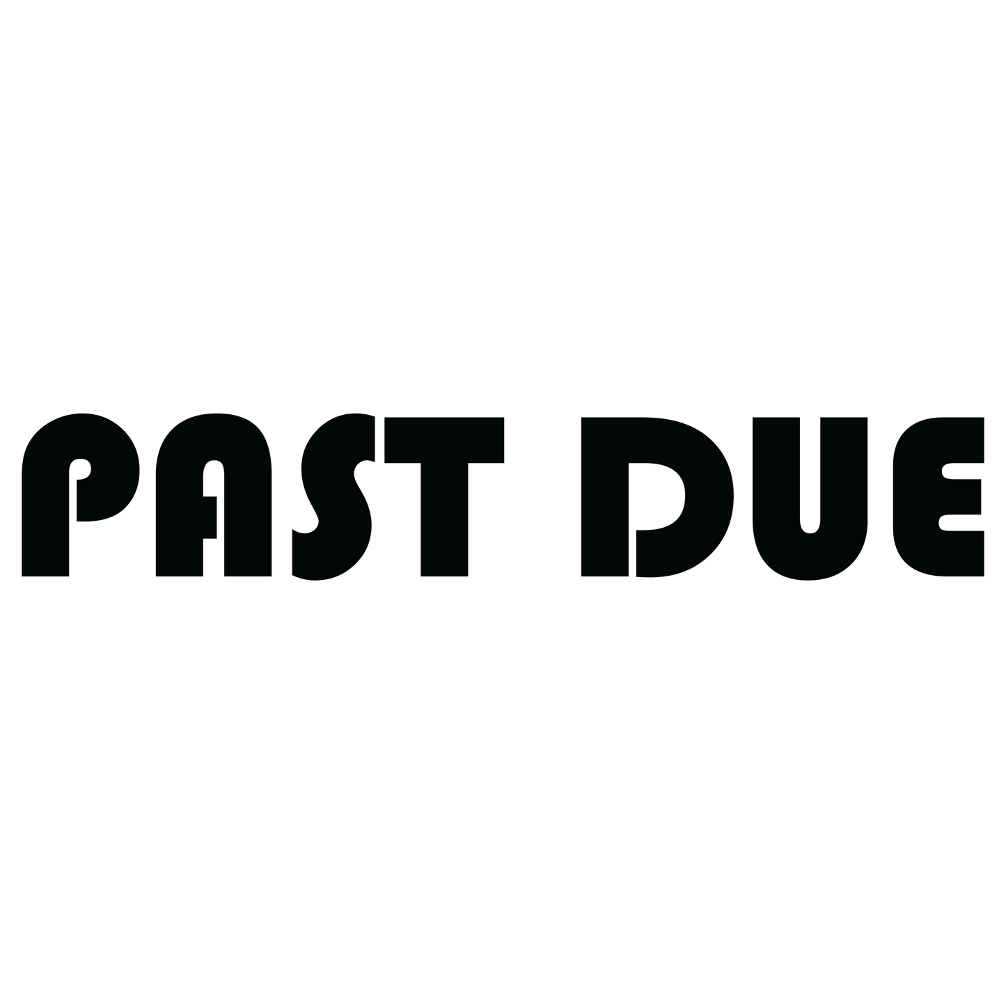Bold PAST DUE Stamp