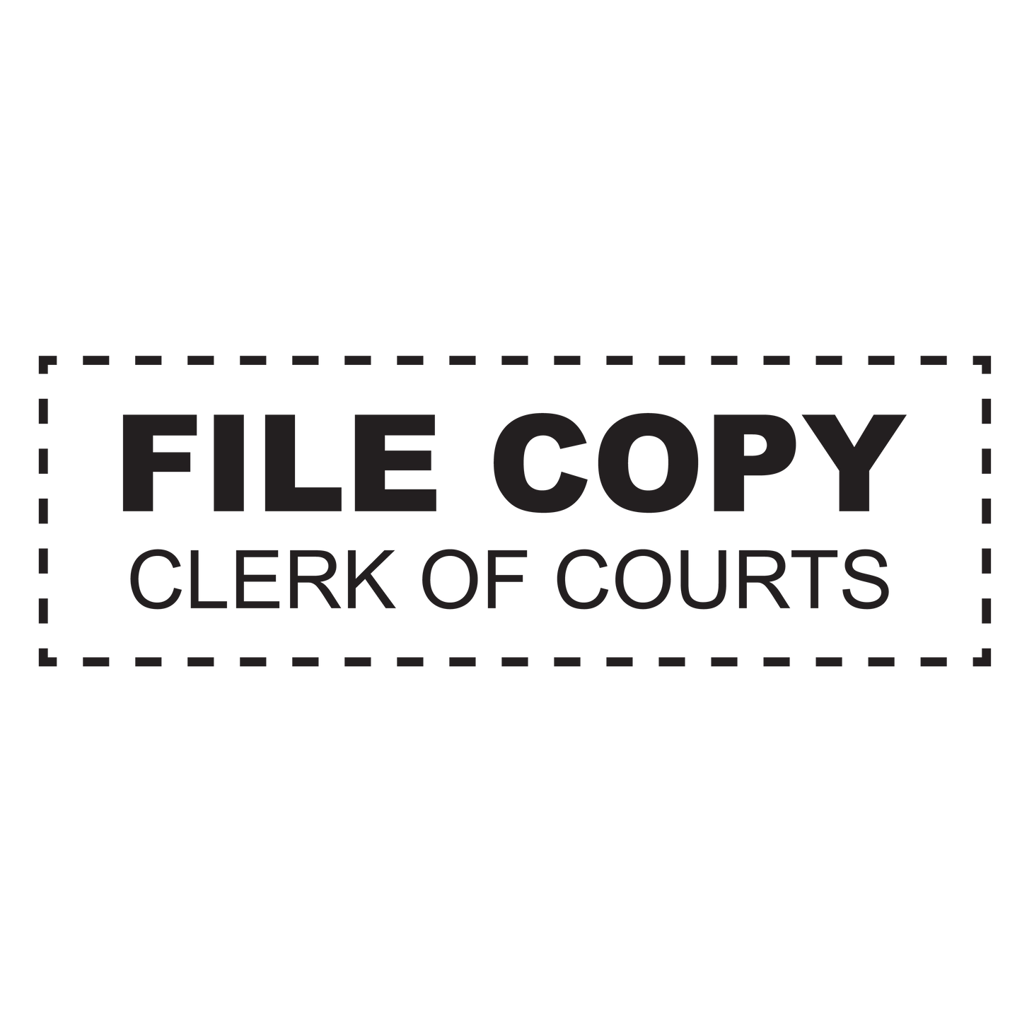 Clerk of Courts FILE COPY Stamp