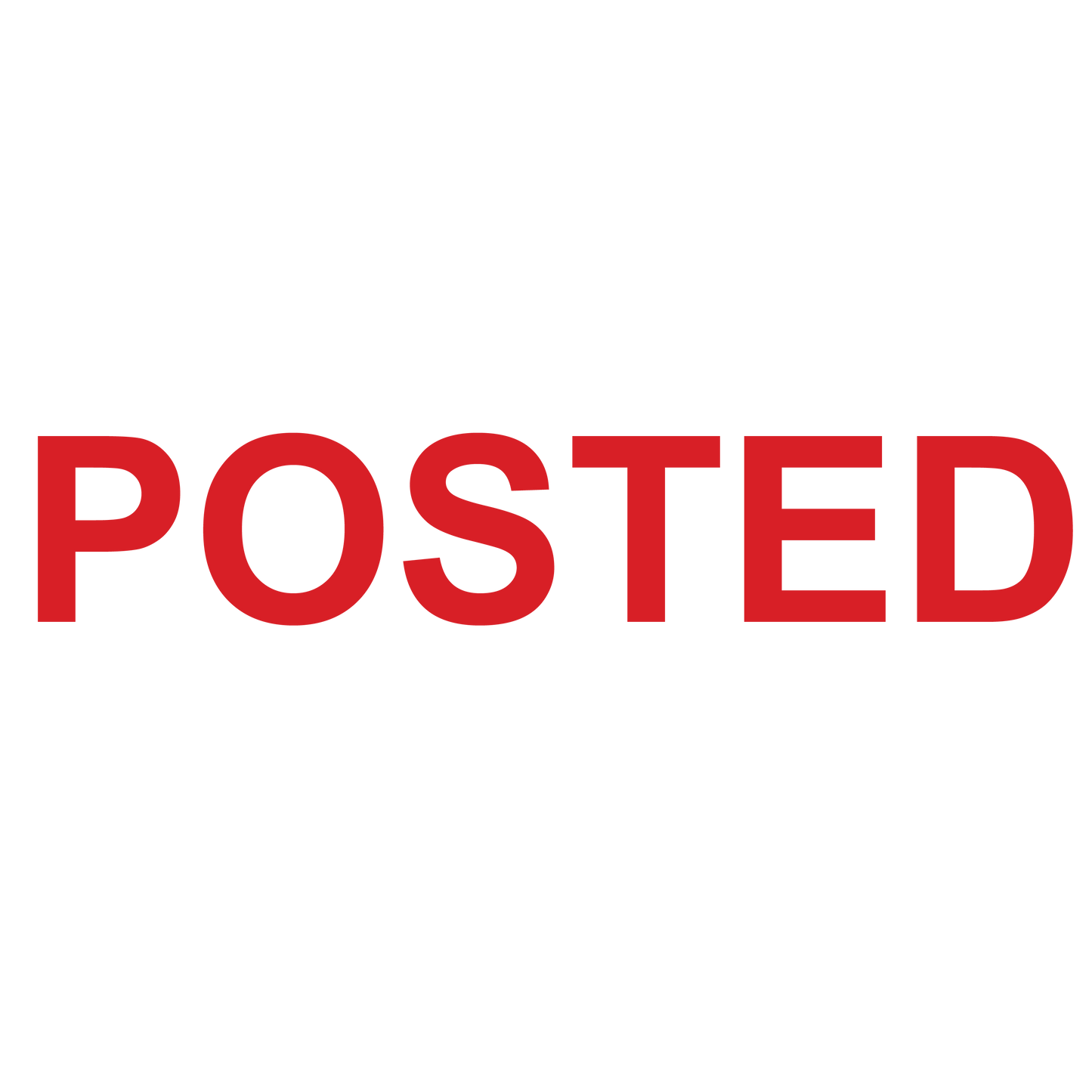 POSTED Stamp