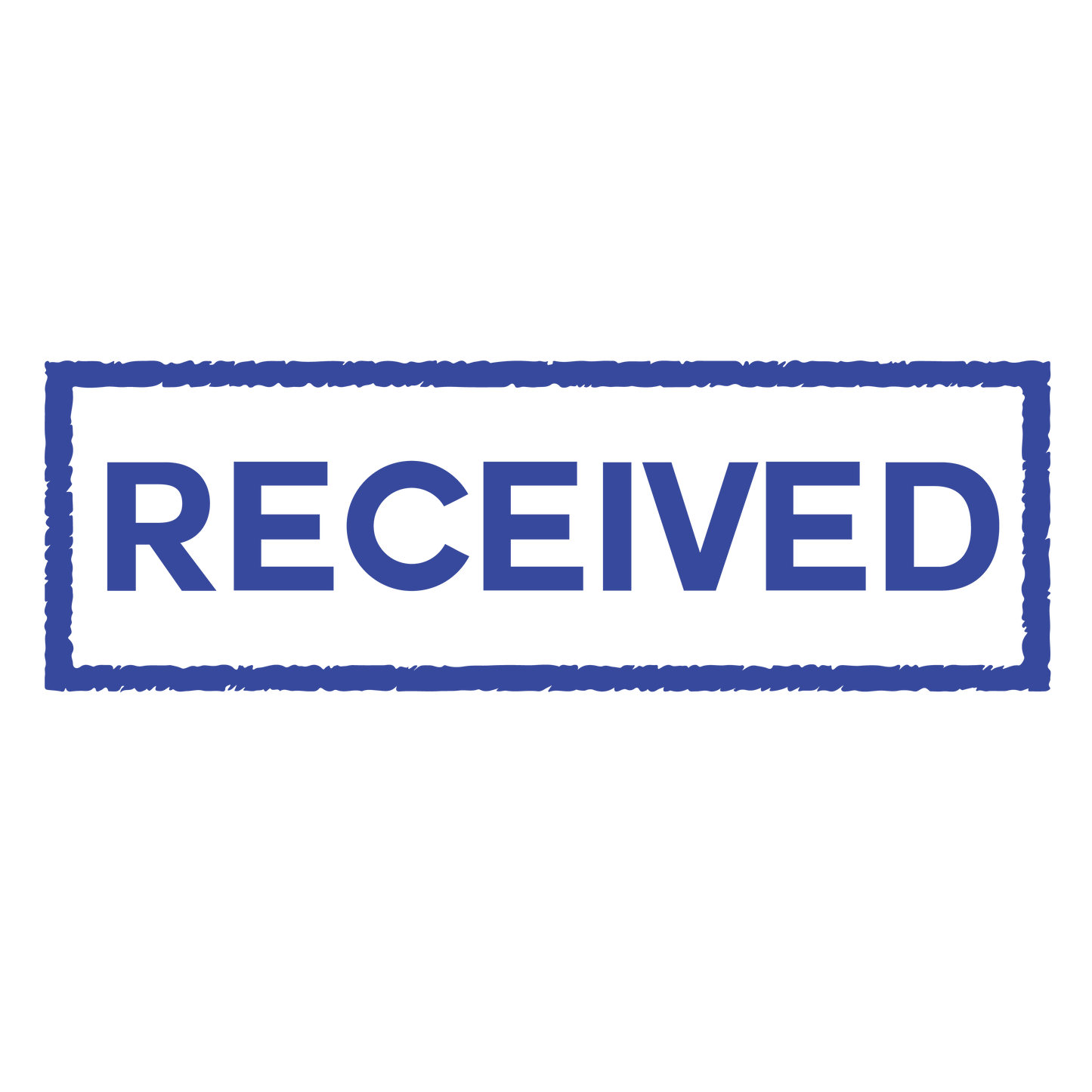 Ruff Box RECEIVED Stamp