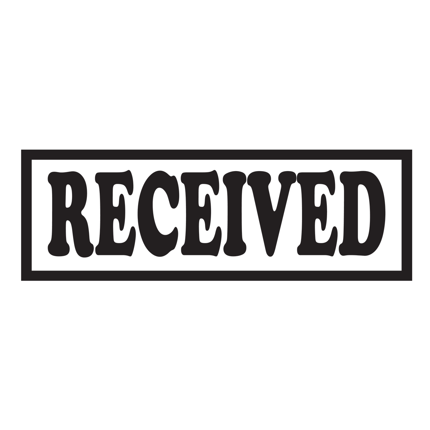 Box RECEIVED Stamp