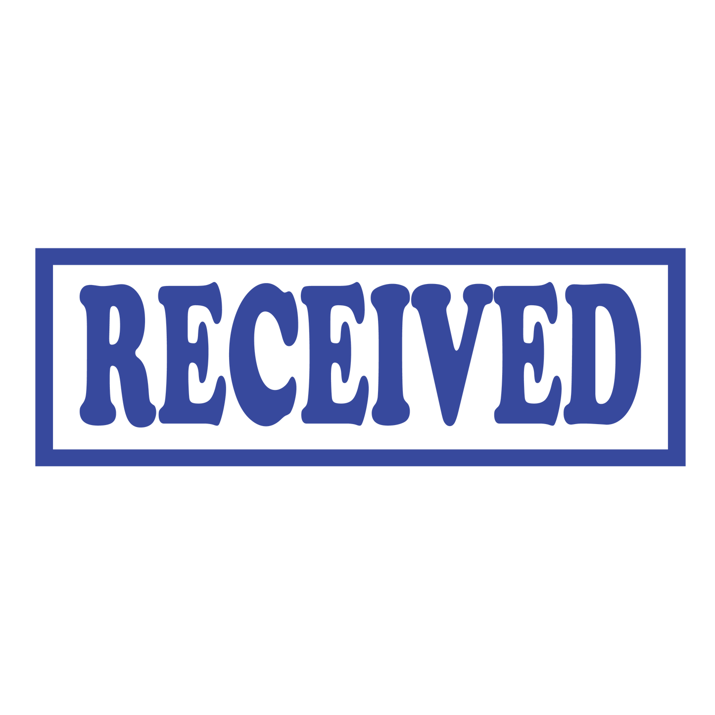 Box RECEIVED Stamp