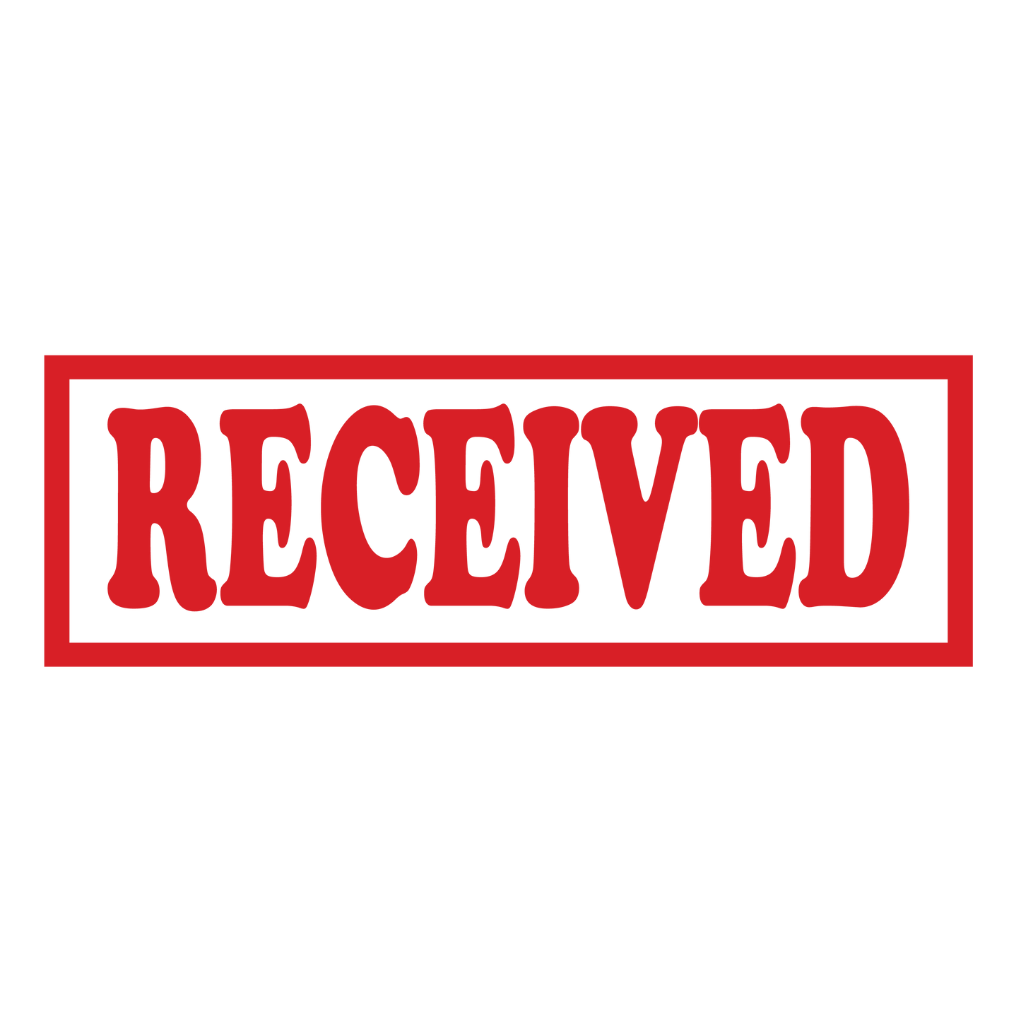 Box RECEIVED Stamp