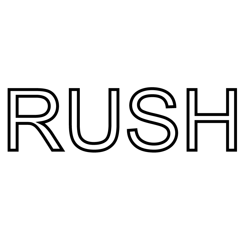 Outline RUSH Stamp