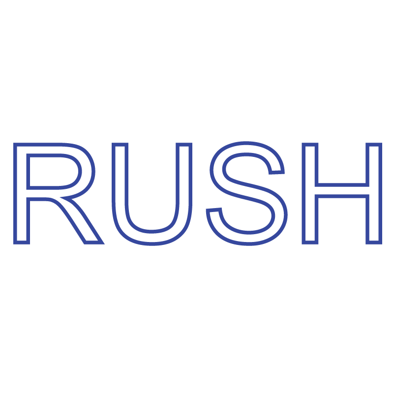 Outline RUSH Stamp
