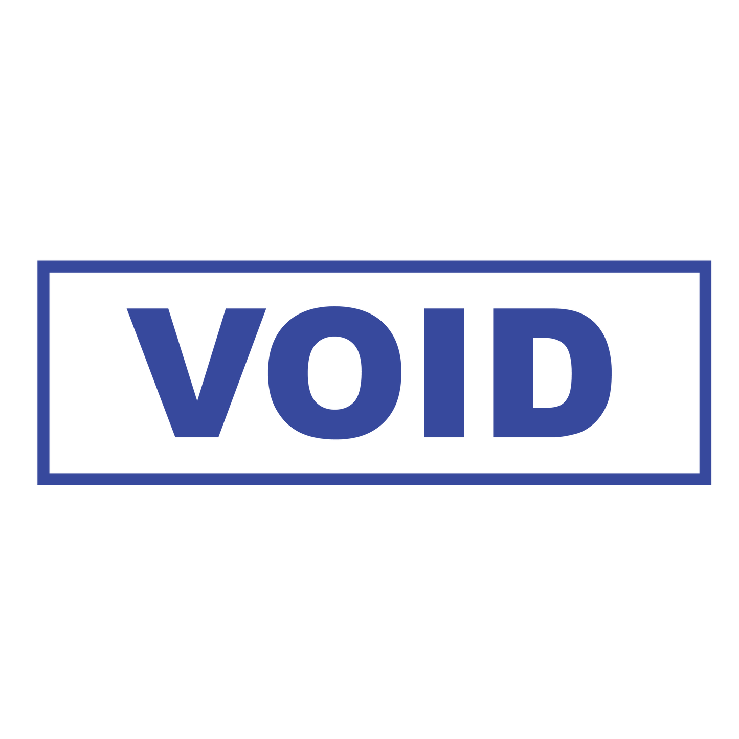 Box VOID Stamp