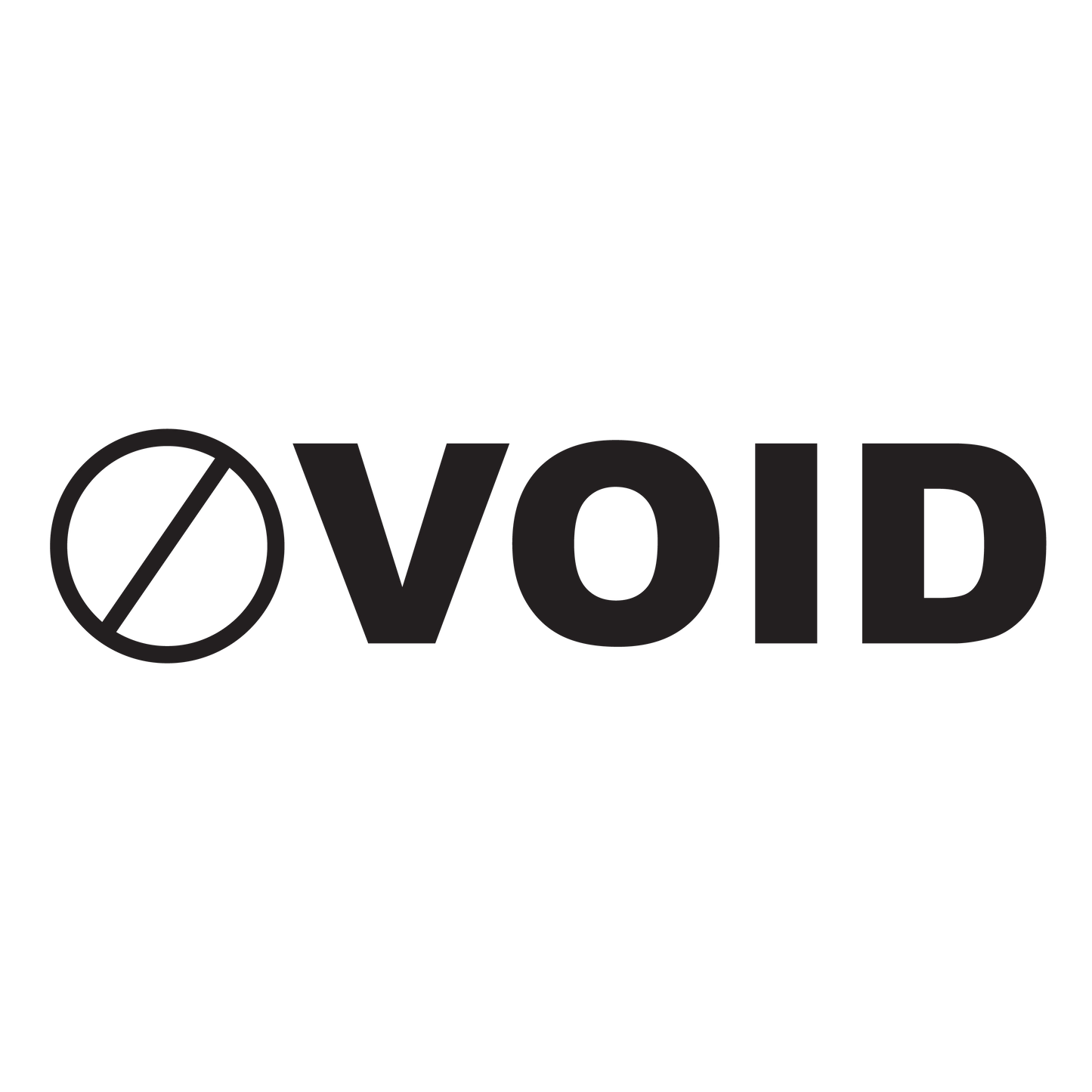 Icon Circle VOID Stamp