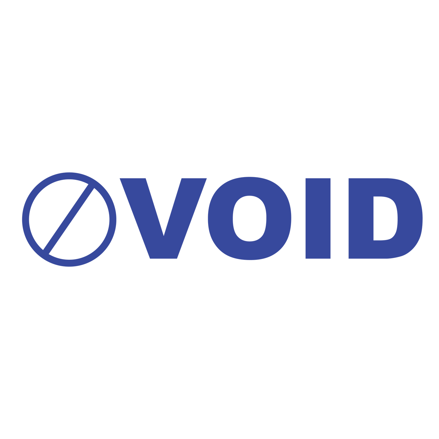 Icon Circle VOID Stamp