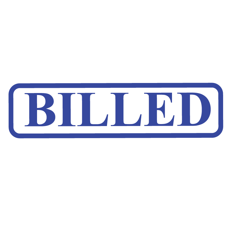 Rounded Box BILLED Stamp