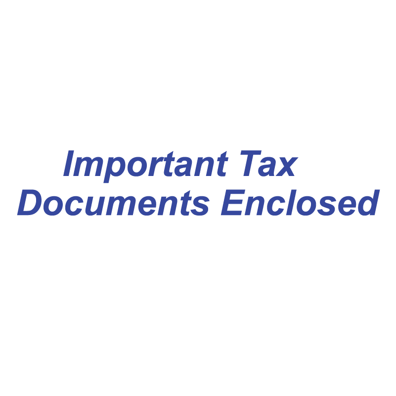 Important Tax Documents Stamp