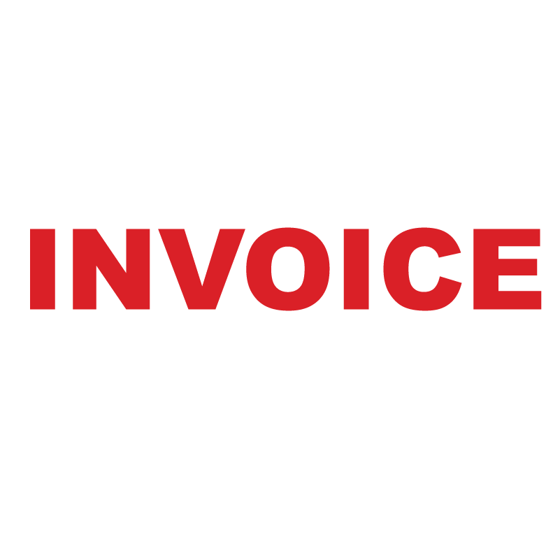 Bold INVOICE Stamp
