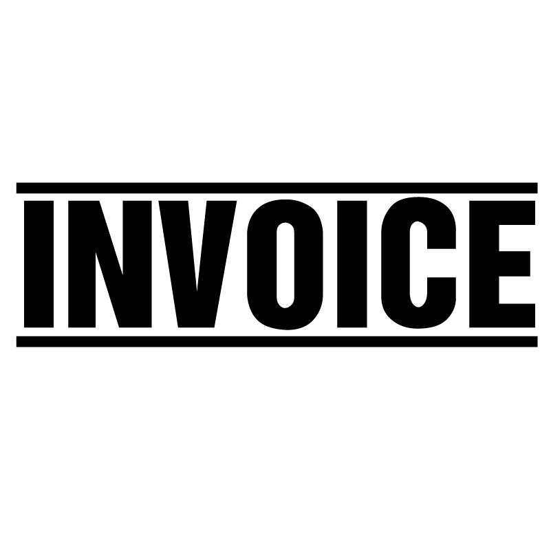 Double Line INVOICE Stamp