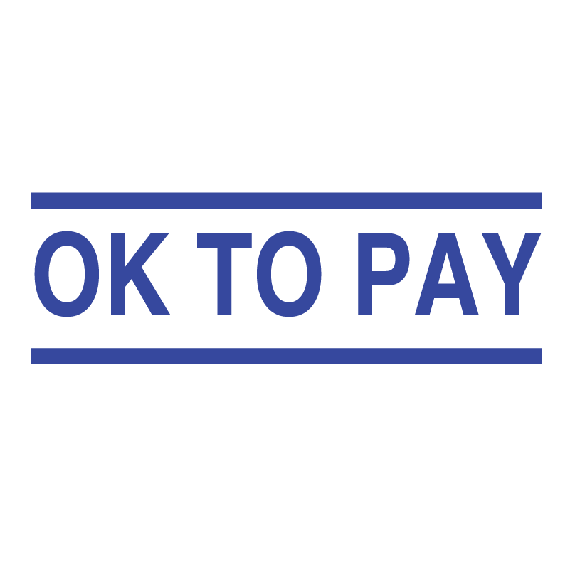 OK TO PAY Stamp