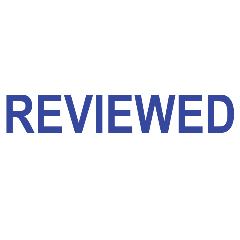 REVIEWED Stamp