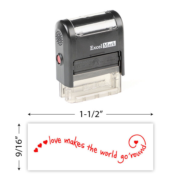 Love Makes The World Stamp