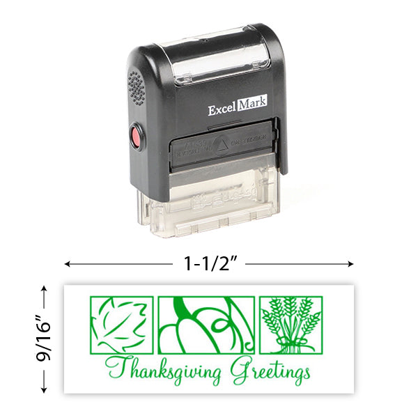Thanksgiving Greetings Stamp
