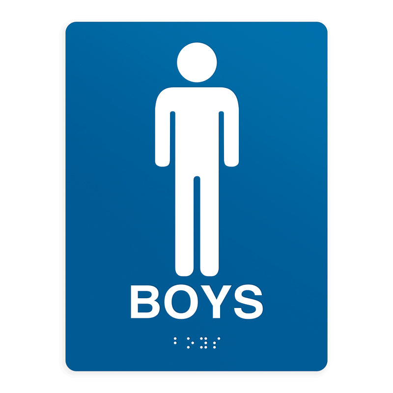 ADA Compliant Boys Sign