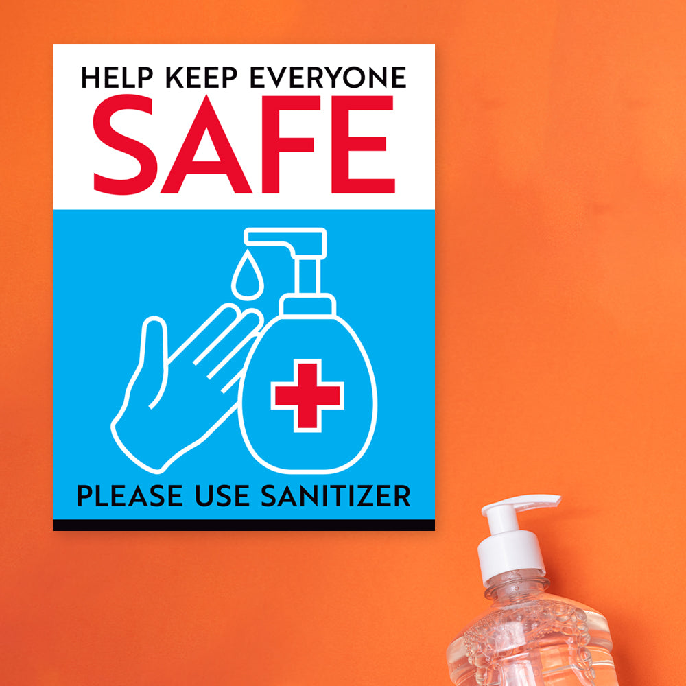 Please Use Hand Sanitizer Sign