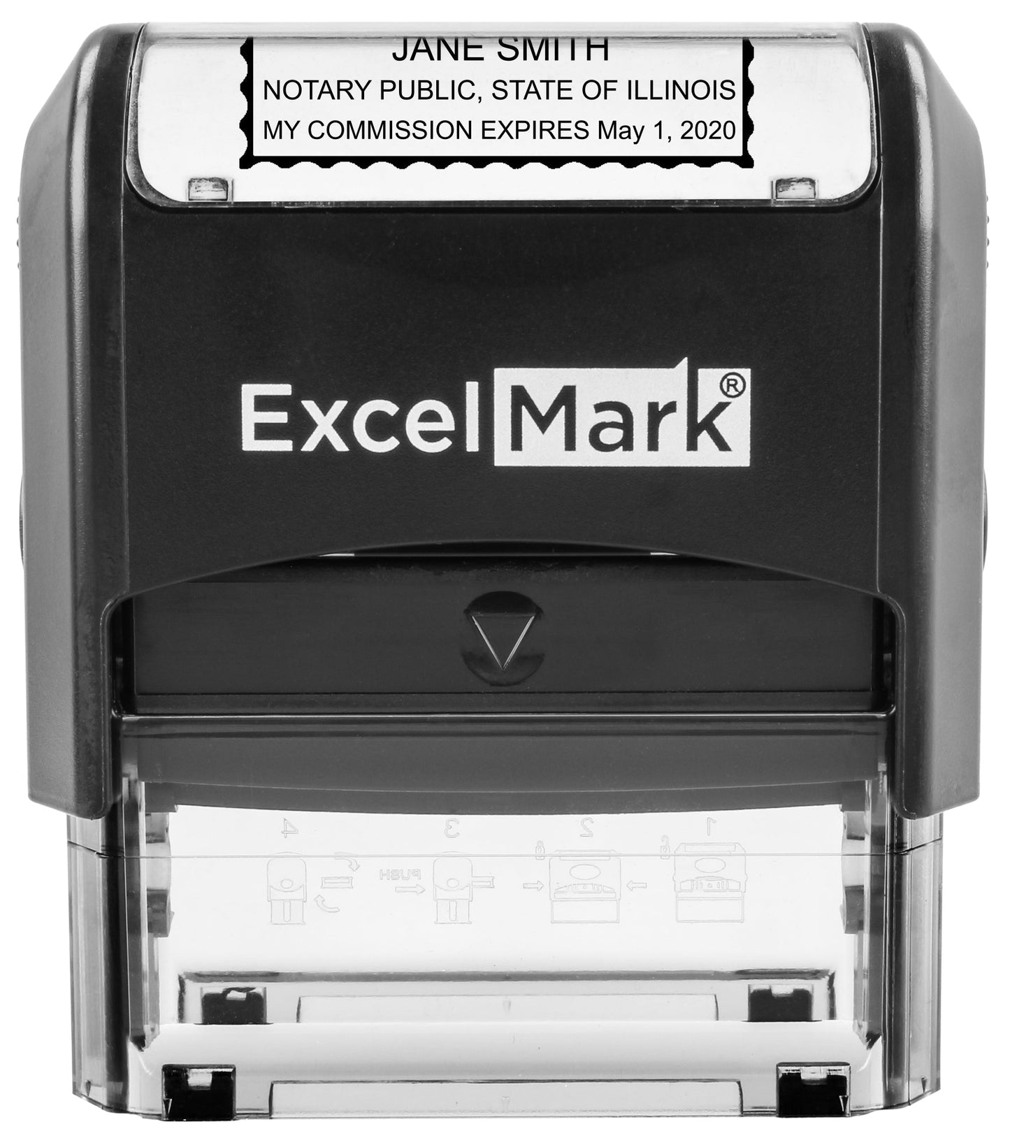 Self-Inking Illinois Notary Stamp