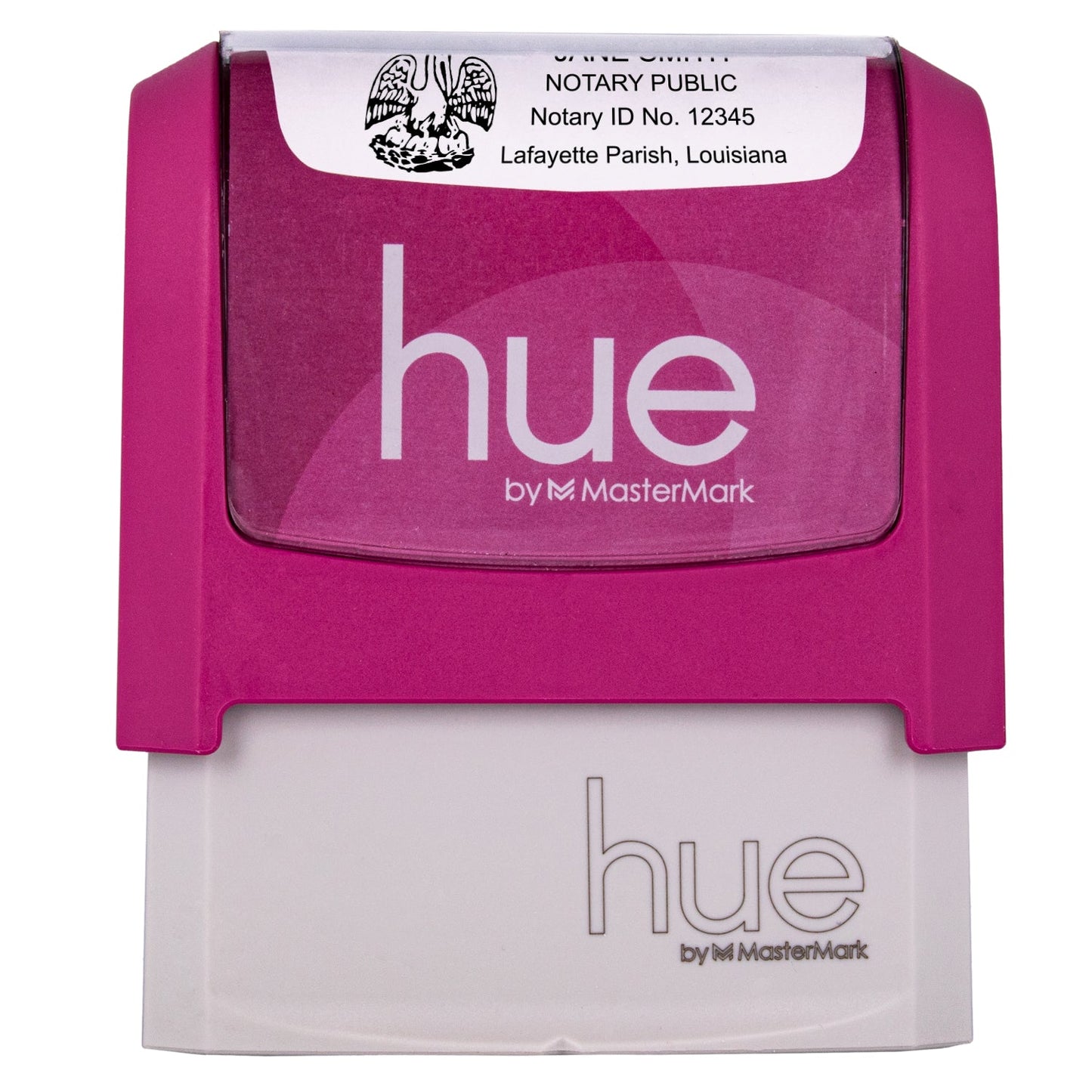 Pink Louisiana Notary Stamp