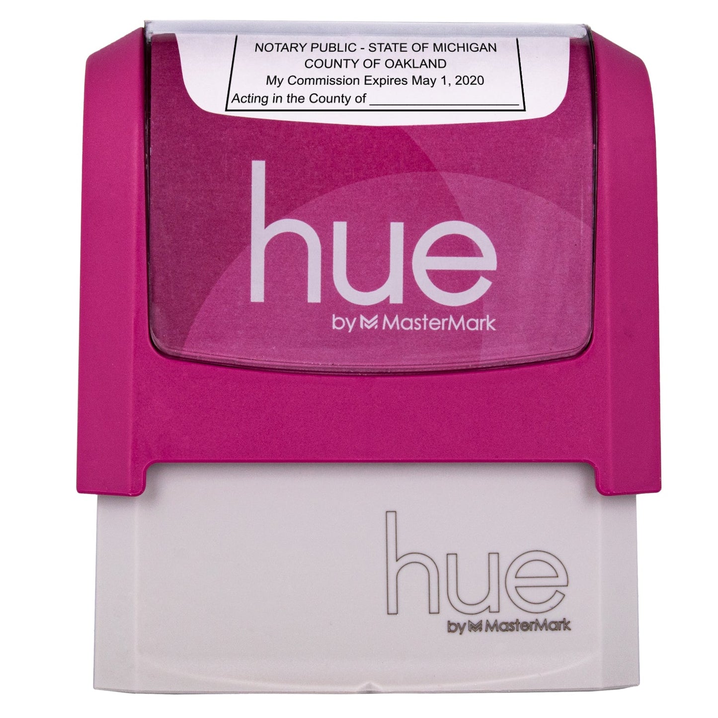 Pink Michigan Notary Stamp
