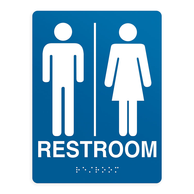 ADA Compliant Restroom 2 Sign