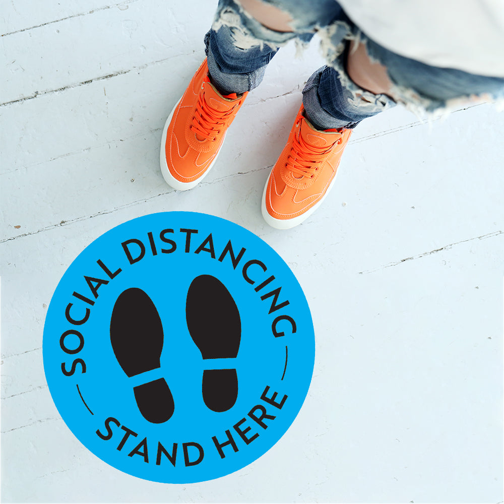 Social Distancing Floor Decal