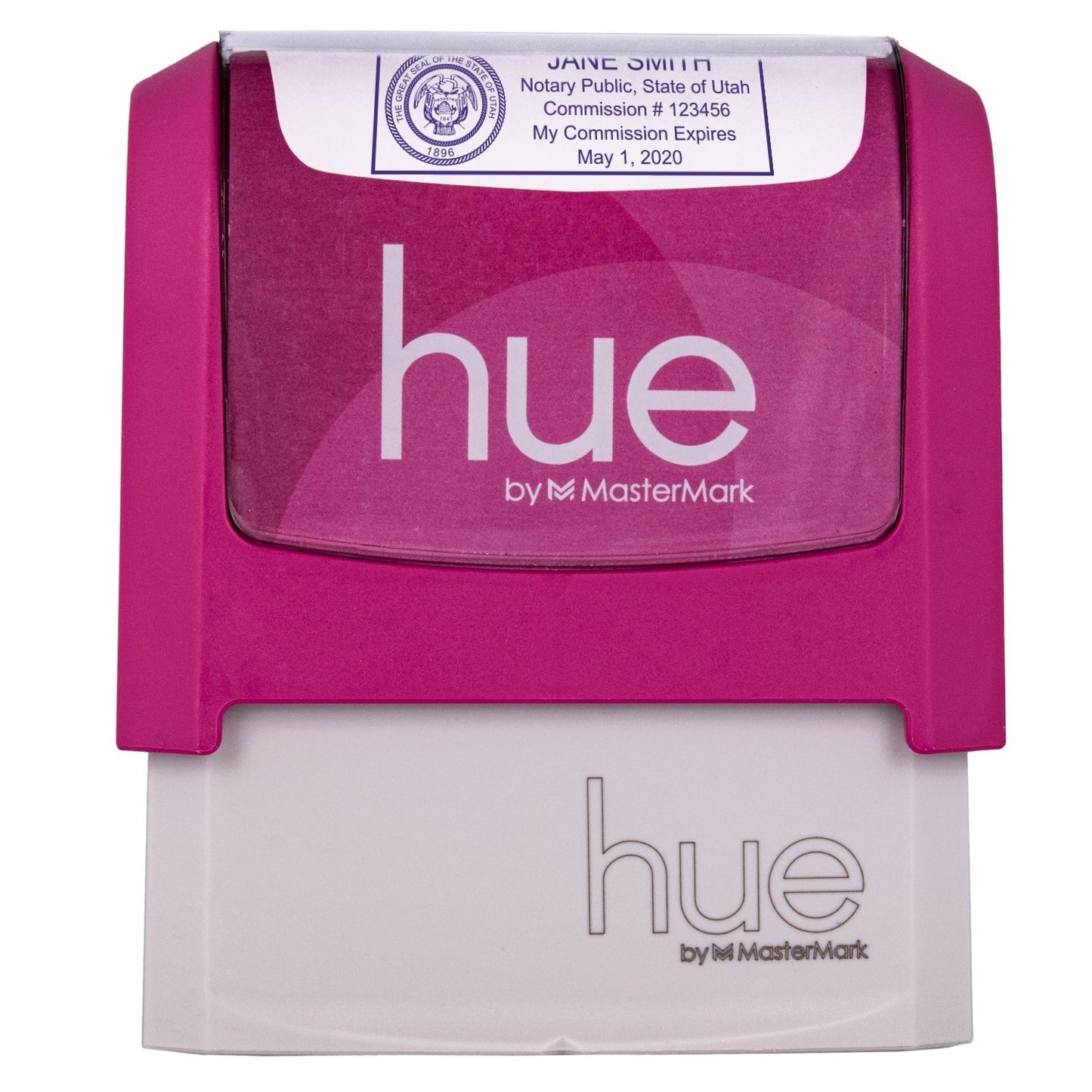 Pink Utah Notary Stamp