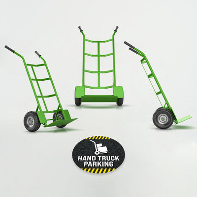 Hand Truck Parking Floor Decal
