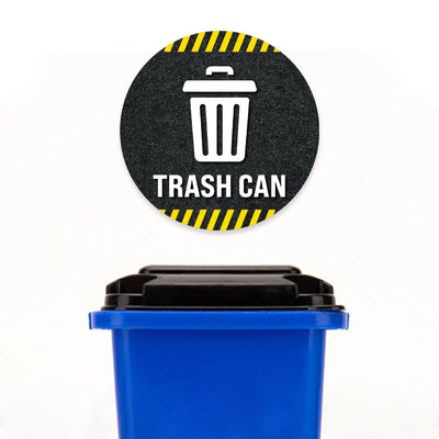 Trash Can Floor Decal