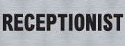 Receptionist Sign
