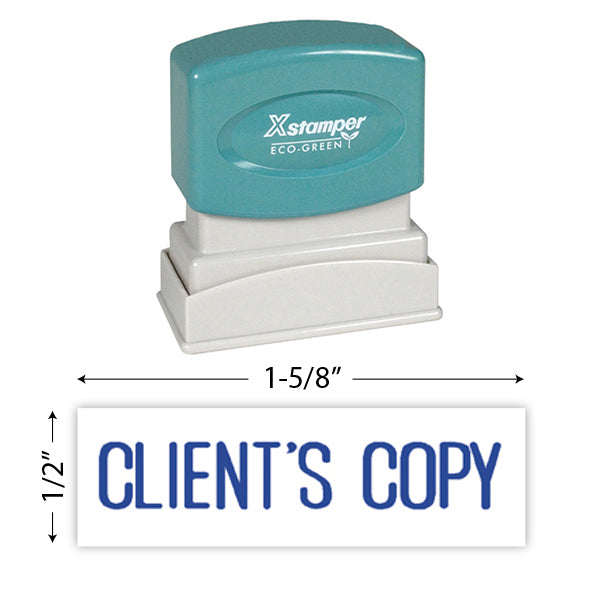 Xstamper Client's Copy Stamp