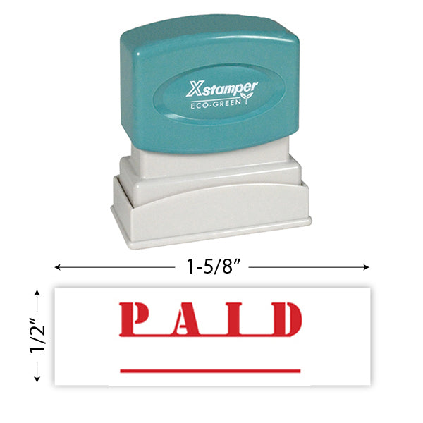 Xstamper Paid Stamp