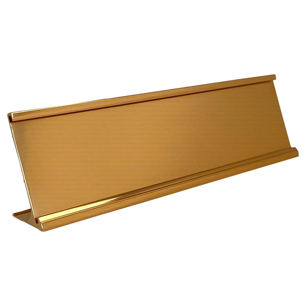 2X8 Rose Gold Metal Desk Holder
