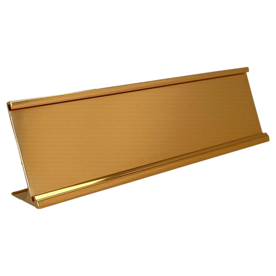 2X8 Rose Gold Metal Desk Holder