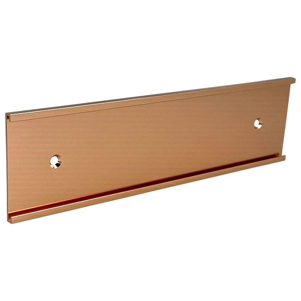 2X10 Rose Gold Metal Wall Holder