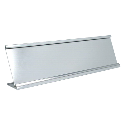 2X10 Silver Metal Desk Holder