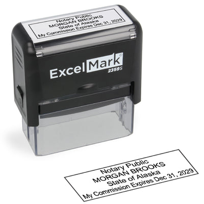 Self-Inking Alaska Notary Stamp