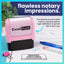 Pink Colorado Notary Stamp