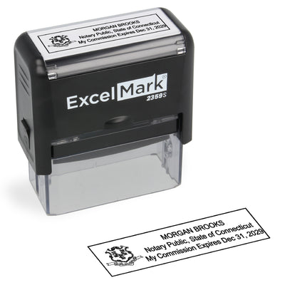 Self-Inking Connecticut Notary Stamp