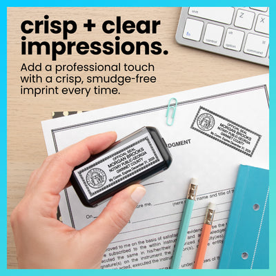 Self-Inking Georgia Notary Stamp