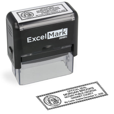 Self-Inking Georgia Notary Stamp